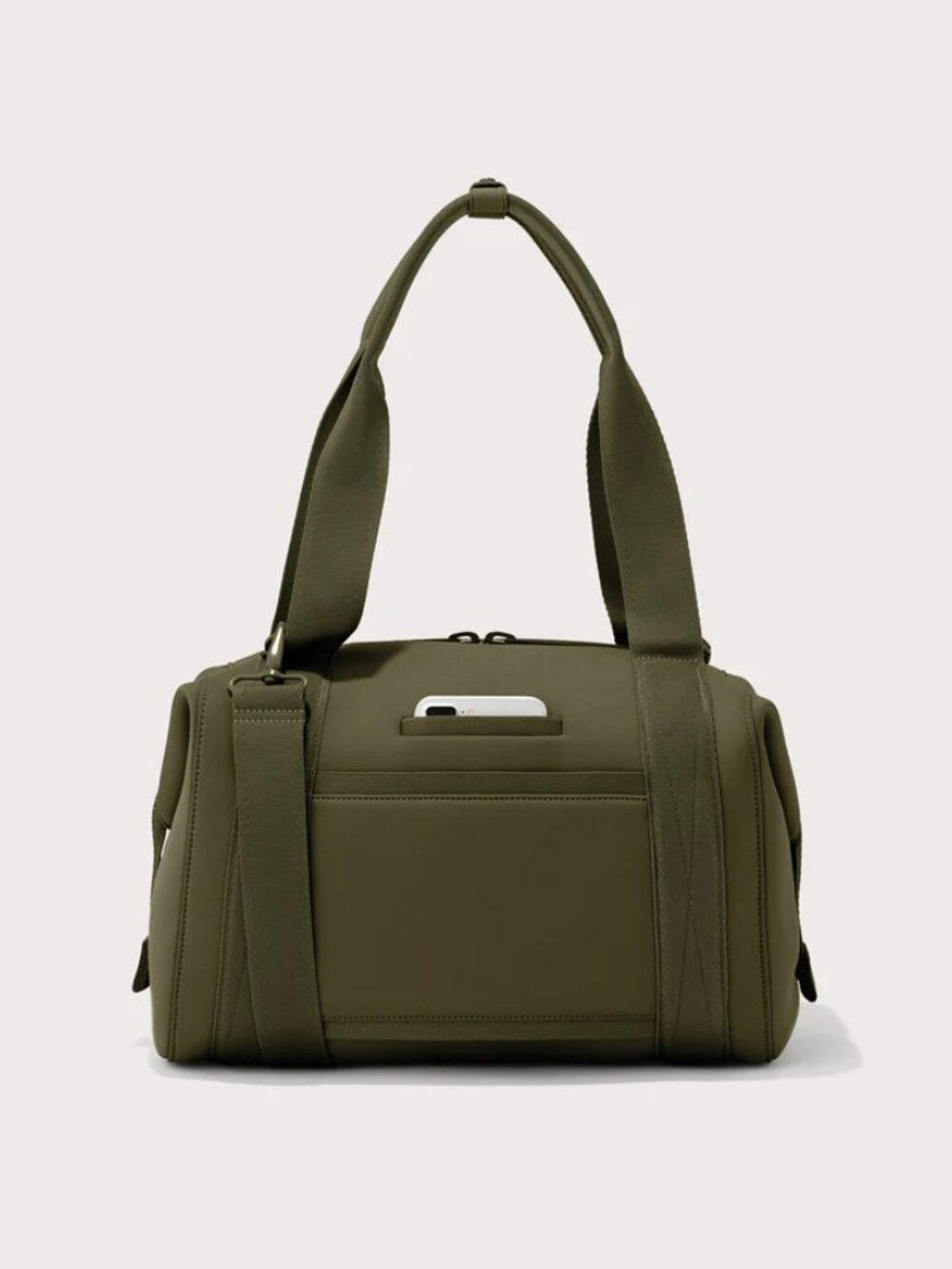 Dagne Dover Landon Medium Carryall Bag in Dark Moss - Picture 10 of 13